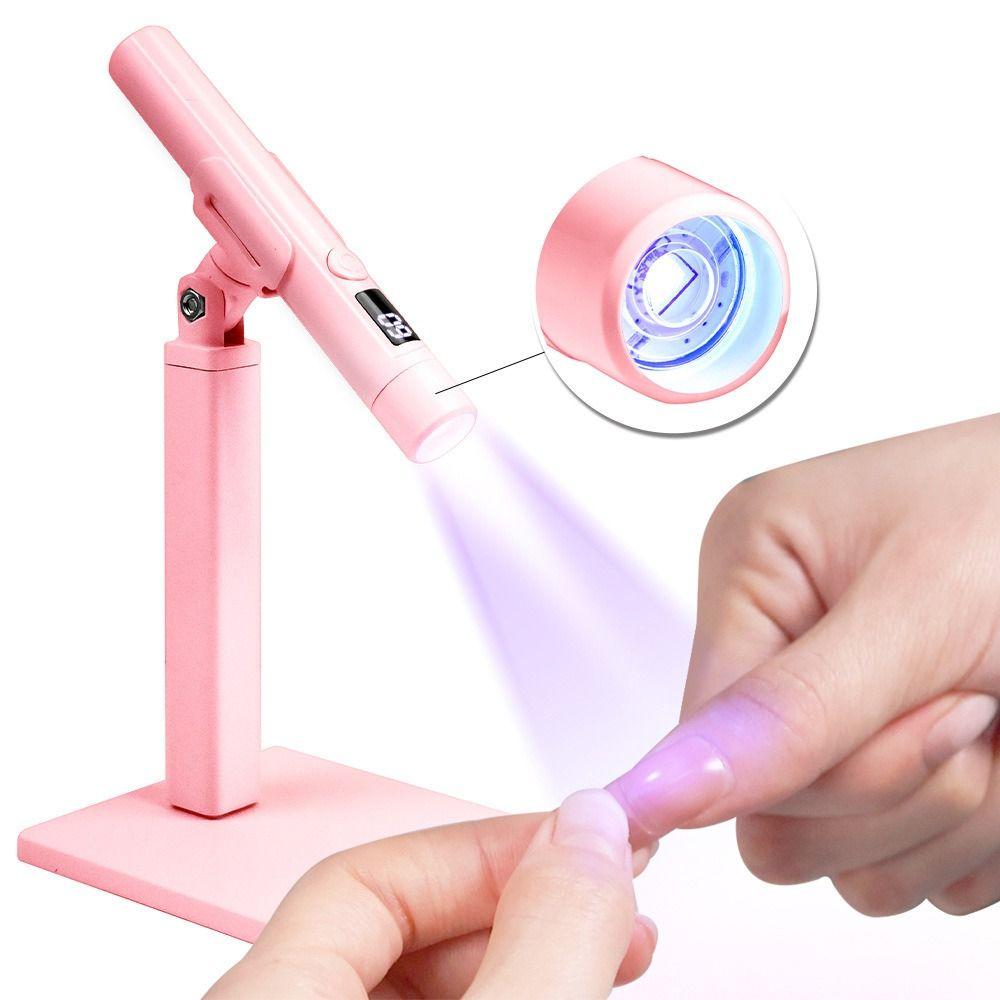 USB Nail Dryer Stand Lamp Quick Dry Mini UV Curing Light Gel Polish Dryer  DIY Nail Gel