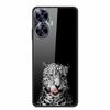 For Realme C55 4G Global Case Tempered Glass Back Cover Hard Case For Realme C 55 5 5 Bumper Shockproof Funda Animal Lion Coque