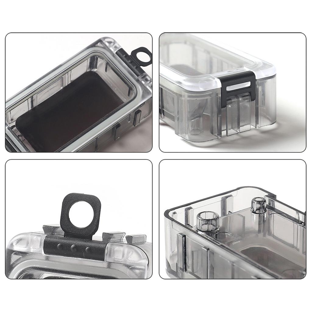 Водонепроницаемый Магнитный Светящийся Ящик для Снастей для Рыбалки Ящик для Снастей для Рыбалки Портативный Ящик для Хранения Рыболовных Снастей