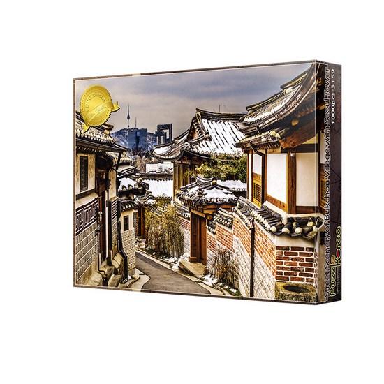 Головоломка Korea Samcheong-dong Hanok Village Jigsaw Puzzle PK1000-3159, популярные корейские головоломки