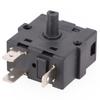 16A Кулисный переключатель Поворотный переключатель 3 контакта 5 контактов AC250V Черный