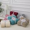 Soft Warm Flannel Blankets for Beds Solid Pink Blue Coral Fleece Mink Throw Sofa Cover Bedspread Fluffy Plaid Blankets