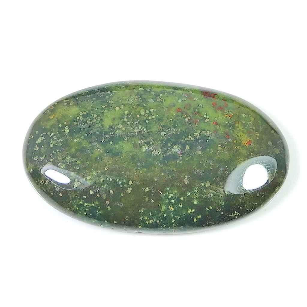 59Cts. Натуральный африканский кровавик овальный кабошон россыпью драгоценный камень 25X42X07 мм SK-1826