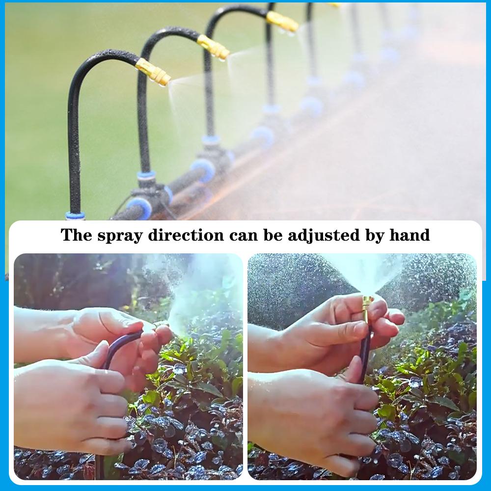 Автоматическая система полива с распылителем, электрический распылитель, садовые цветы, растения, универсальный инструмент для полива, набор 5 м/20 м