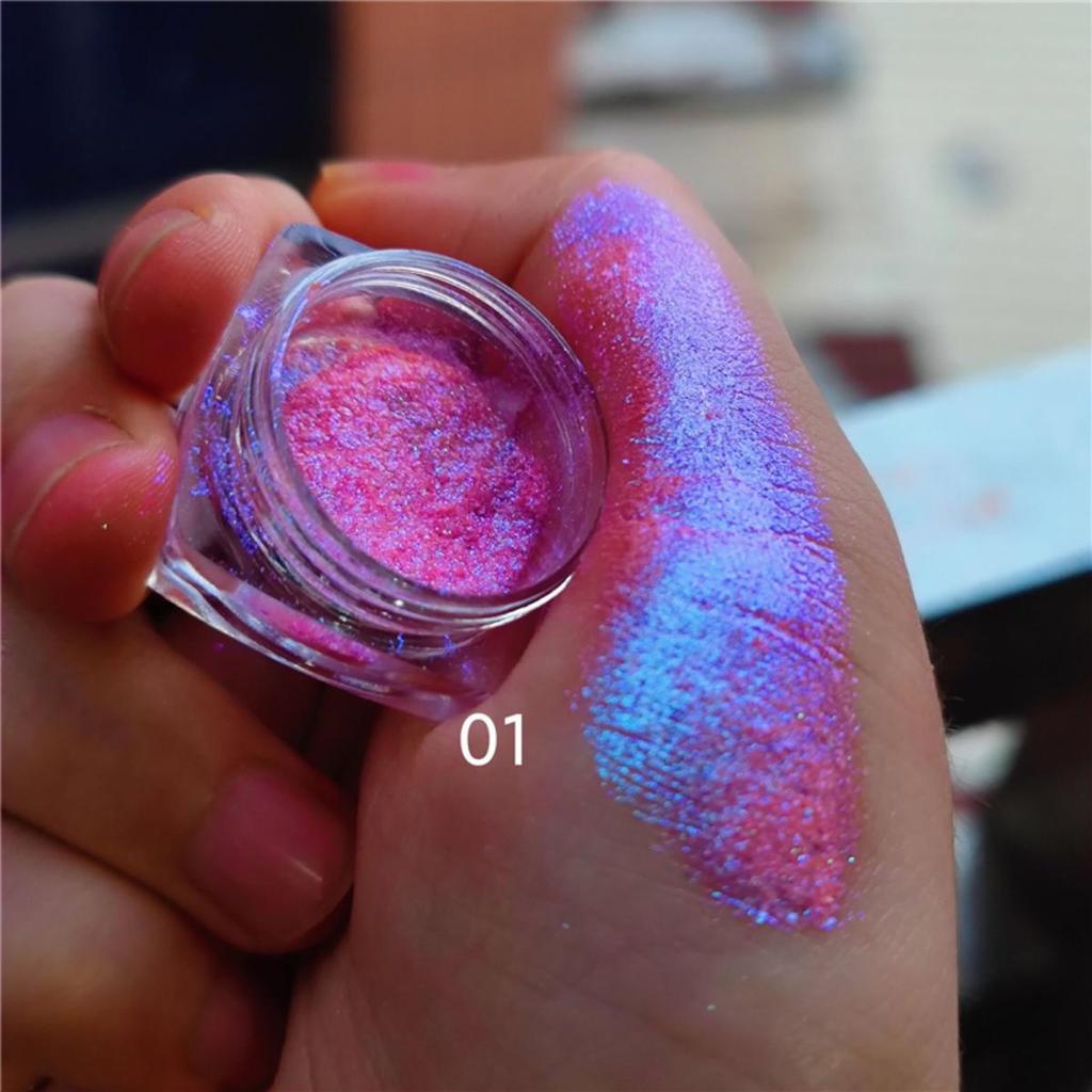 Multicolor Chameleon Eyeshadow Powder Pigments Eye Shadow Highlighter Shining Eye Makeup Cosmetics LM