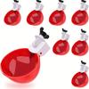 1pc, Chicken Water Feeder For Chicken, Duck, Goose, Turkey And Rabbit, Red Blue Orange