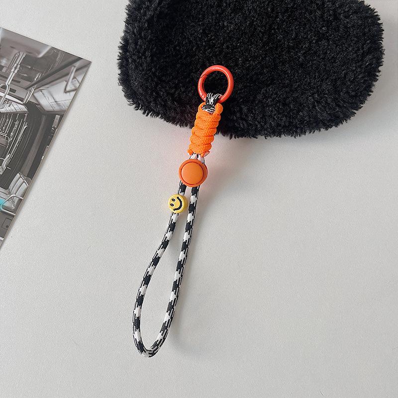 Fashion Keyring Creative Braided Lanyard Keychain For Phone Case Women Anti Lost Knot Rope Strap Car Key Chains Diy Accessories