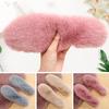 Anti Pilling Unisex Winter Insoles Trendy Faux Rabbit Fur Thickened Fluffy for Daily Wear 1 Pair Keep Warm