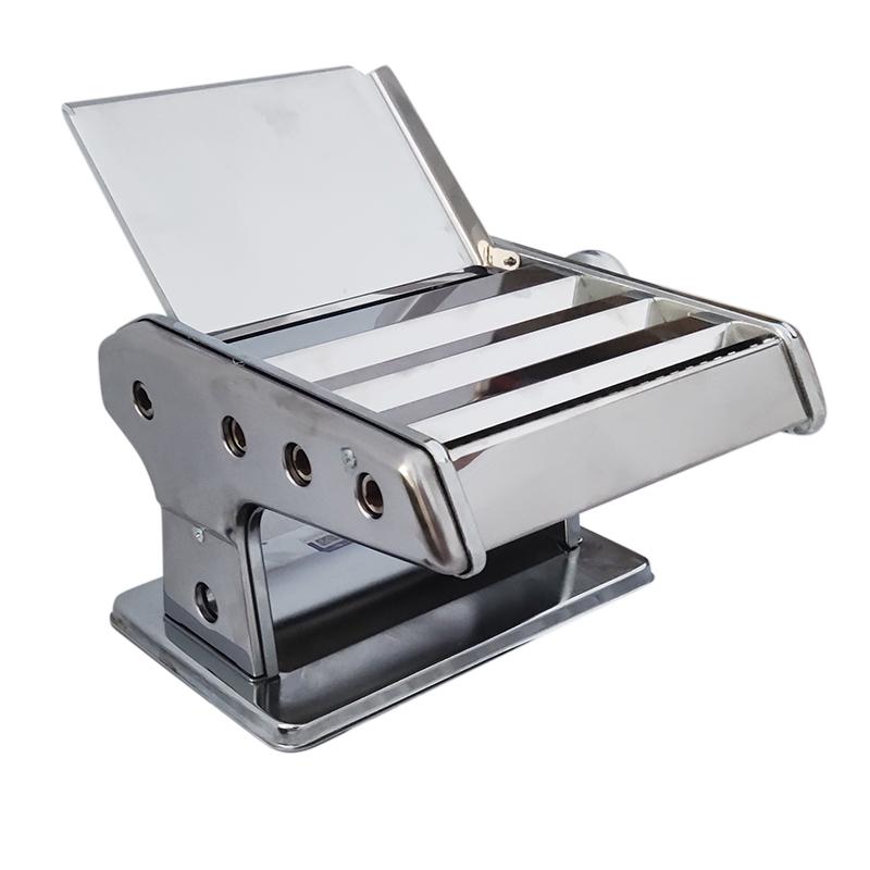 Ручная пресс-машина для пасты и лапши бренда Fuxing с несъемным лезвием и поддоном, Нержавеющая сталь