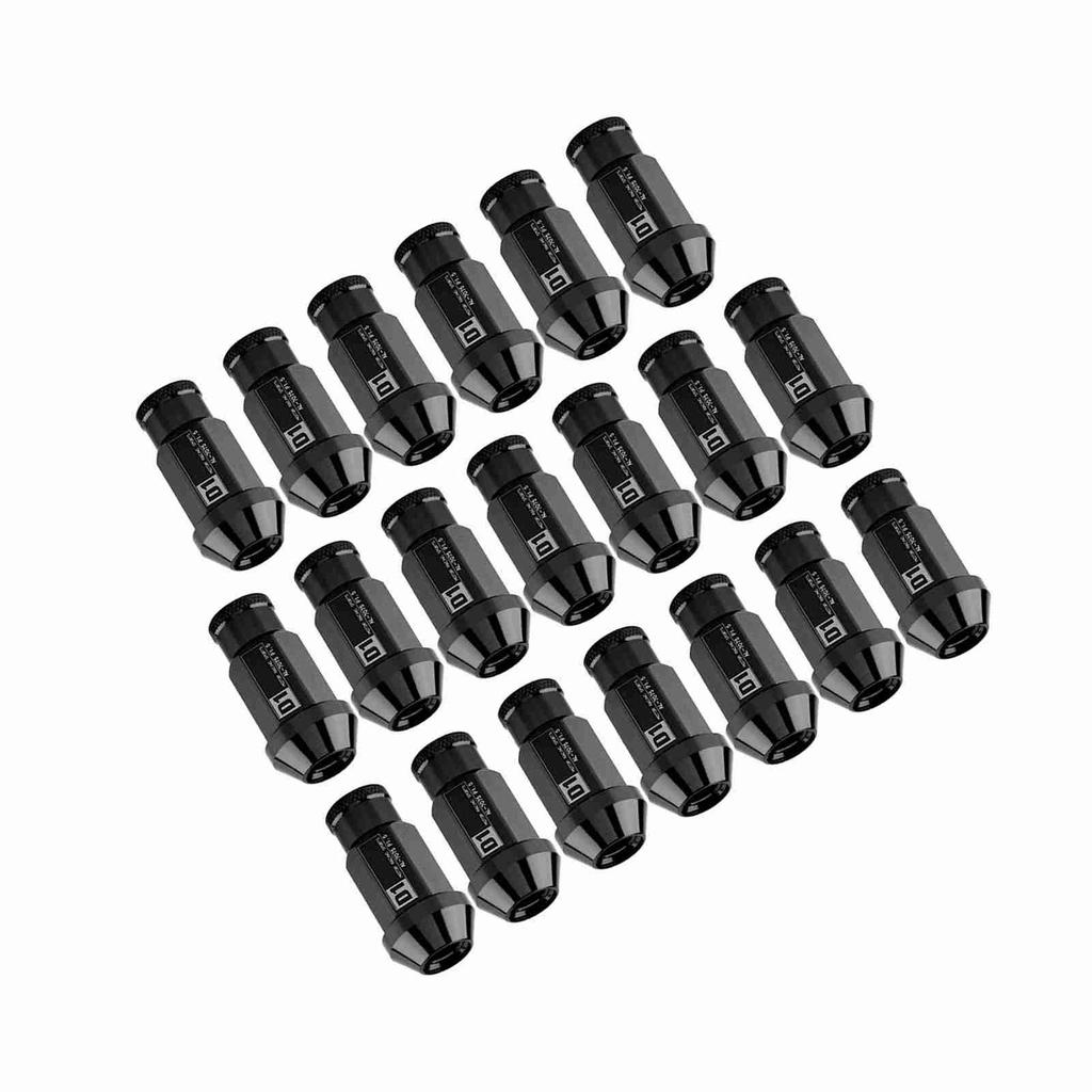 Автомобильный винт для покрышки гоночного колеса алюминиевая гайка M12X1.5 (черный)