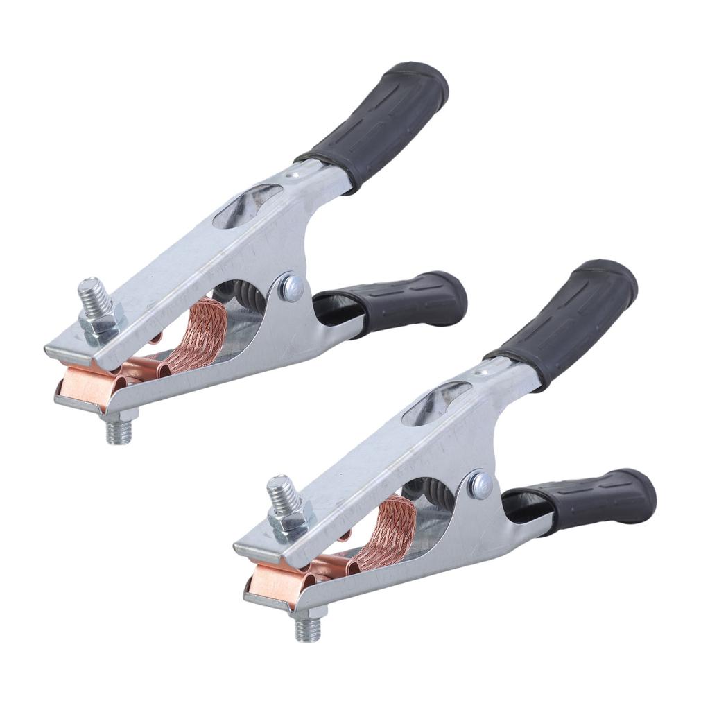 500A Welding Ground Clamp High Conductivity Ergonomic Welding Clamp Suitable for MIG MMA TIG ARC Plasma Cutting Machine