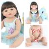 BZDOLL 55 см полностью силиконовая кукла Bebe Reborn реалистичная мягкая виниловая принцесса Единорог игрушка для купания девочек детский подарок на день рождения
