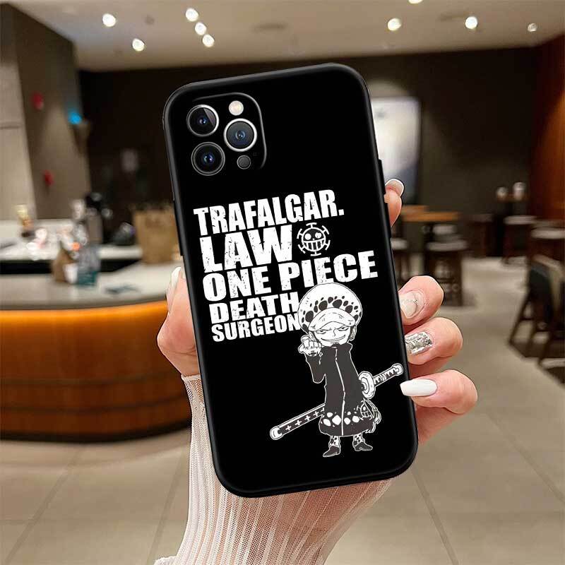 One Piece Law Case for Samsung Note 20 10 S25 Plus Ultra Lite FE M20 M21 M30 M31 M51 A11 A26 A51 A52 A53 A56 A70 A71 A72 A73