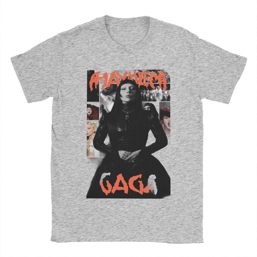 Футболка Lady Gaga для мужчин и женщин, альбом Mayhem, креативные футболки из чистого хлопка, с круглым вырезом, с коротким рукавом, одежда, подарок на день рождения