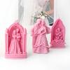 Lover Silicone Candle Mold Bride Groom Soap Resin Mould Gypsum Candle Making Tool Human Craft Molde De Vela Wedding Decor DIY Valentine's Day Gift