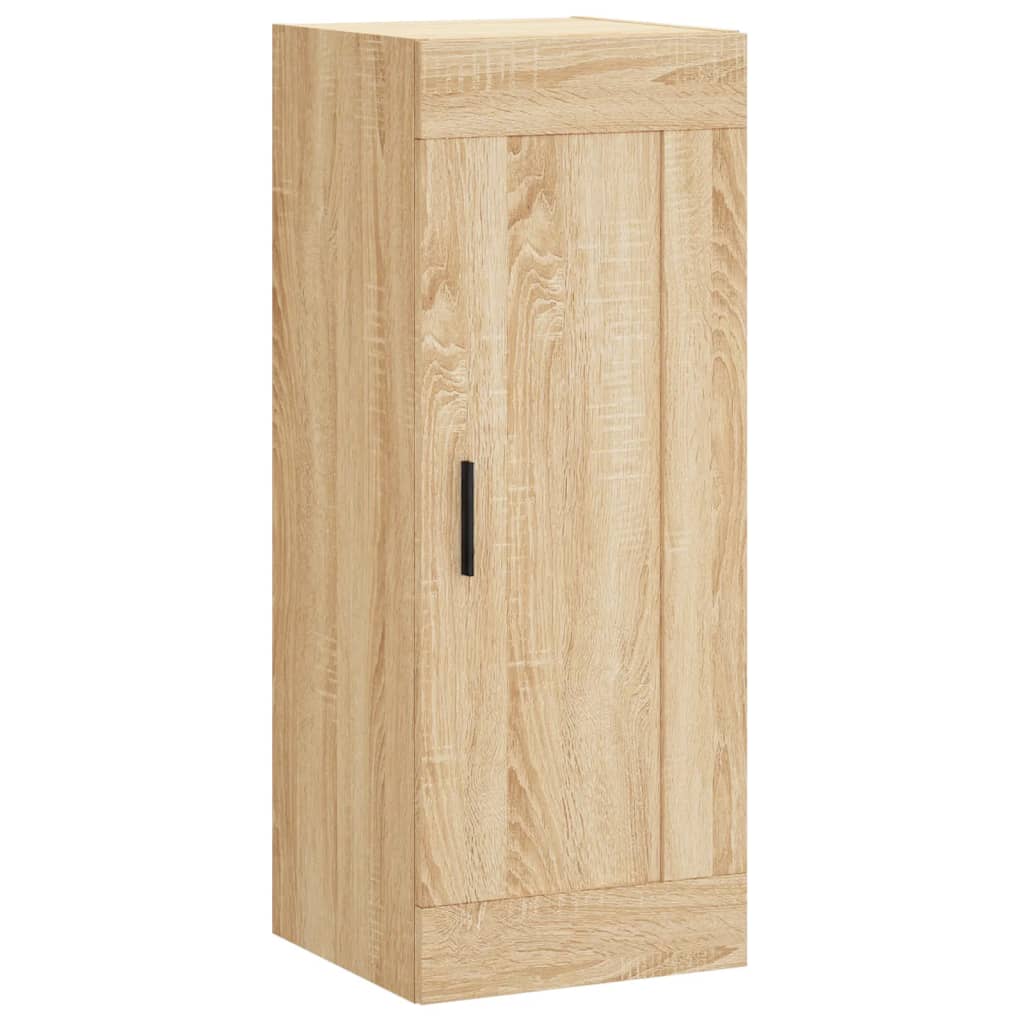 Highboard in Sonoma Oak Finish 34.5 x 34 x 180 cm Particleboard