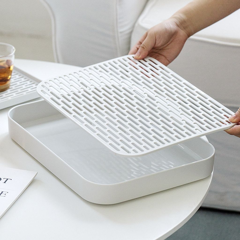 Сушилка для кухонной мойки, многофункциональная белая сушилка для посуды, поднос для фруктов, полка для тарелок, кухонный органайзер