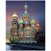 DIY 3D Алмазная картина Церковь Ночная вышивка Домашний декор