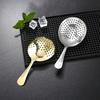 Julep Strainer Professional Comfortable Grid 304 Stainless Steel Ergonomic Handle Cocktail Strainer Spoon Kitchen Tools