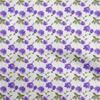 oneOone Cotton Flex Medium Blue Fabric Floral Sewing Fabric By The Yard Printed Diy Clothing Sewing Supplies 40 Inch