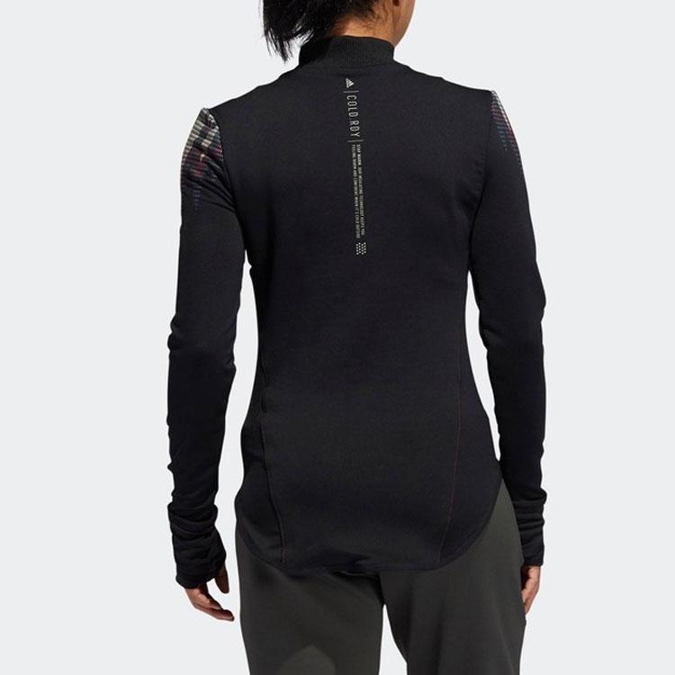 Adidas C.Rdy Slim Fit Training Футболка с длинным рукавом Женская Топы Черный GC7223