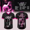 Adela Adéla The Red Bottoms Tour 2027 Soccer Jersey V Neck Pink Trim Short Sleeve Mesh Football Shirt Women Men T-shirt Print