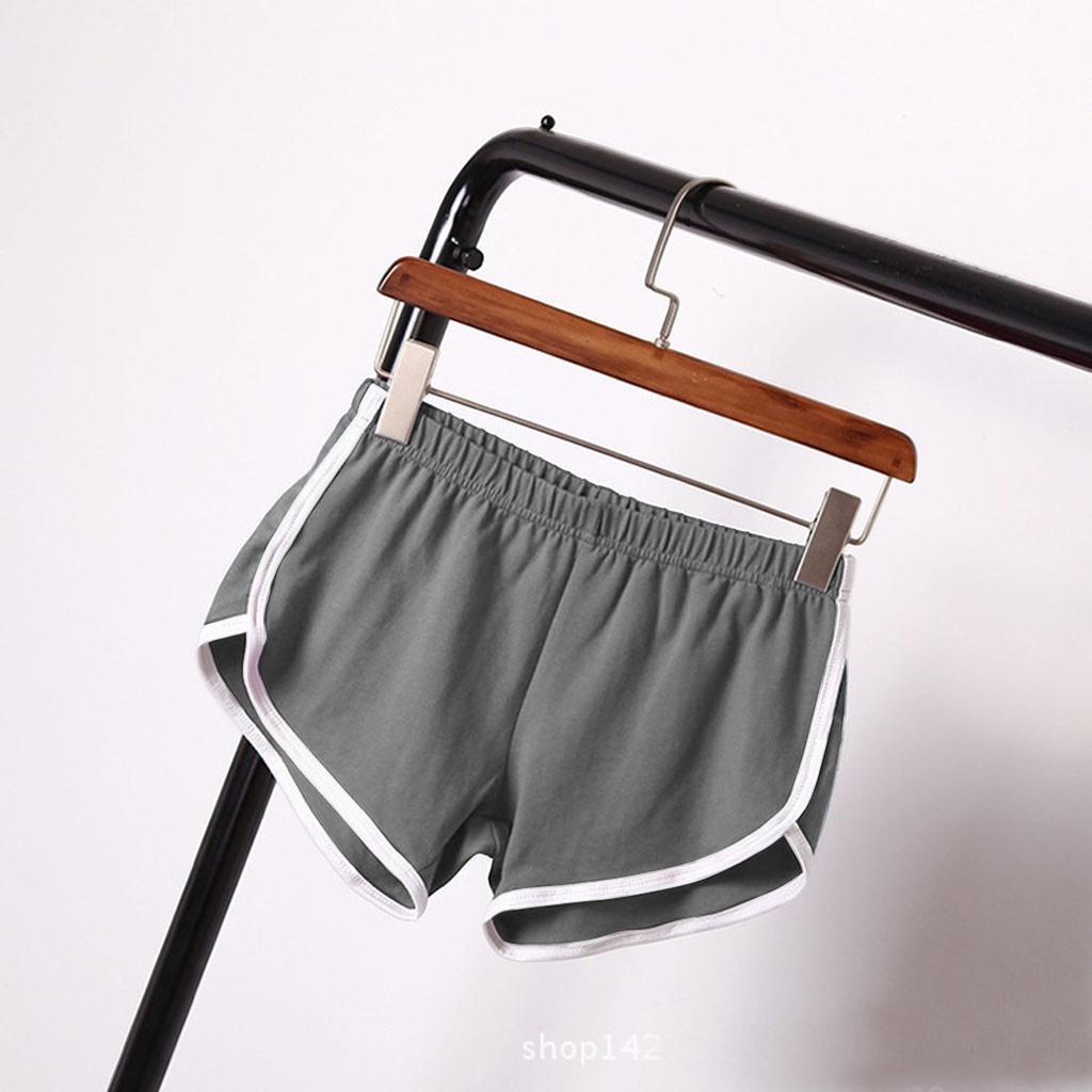 Women Casual Solid Summer Sports Shorts Workout Yoga Shorts Active Shorts