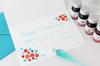 Herbin Glass Pen Ink Set in Dedicated Box Tsumugi Blue Mini Ink Deep Blue Set French Brand Founded in HERBIN hb21413set & [Handcrafted] & (10ml)