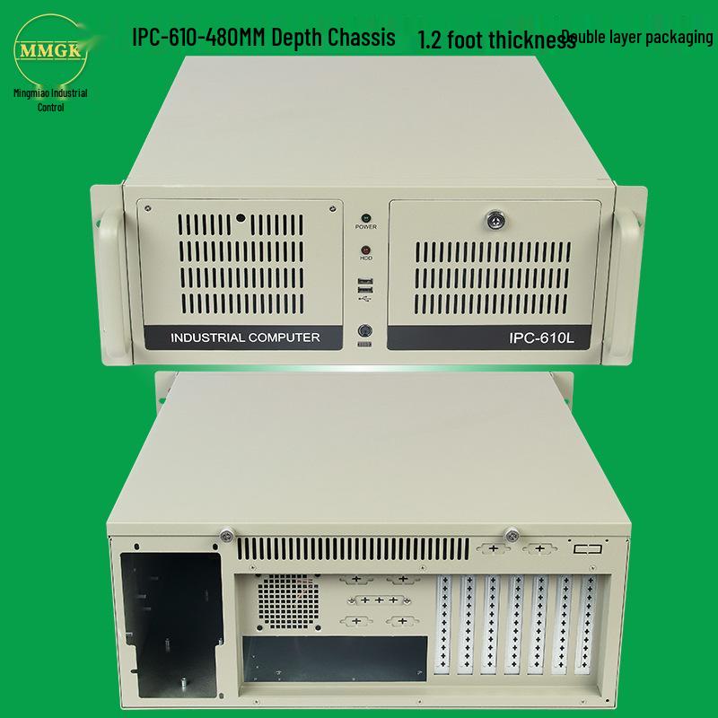 Промышленный 4U 19" Рэковый ПК Шасси, 7 слотов IPC610L450, Толщина 1,2 мм