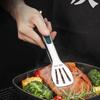 1pc Non Slip Stainless Steel Food Tongs Meat Salad Bread Clip Barbecue Grill Buffet Clamp Cooking Tools Kitchen Accessories