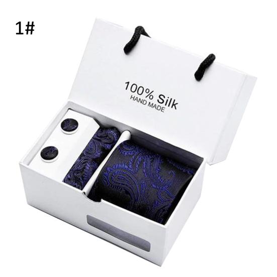 5 шт. Мужской носовой платок, запонка, галстук, костюм, аксессуары для свадебной вечеринки?Подарок