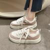 2024 Spring New Sneaker Student White Shoes Female Breathable Thick Sole Flat Shoes Women