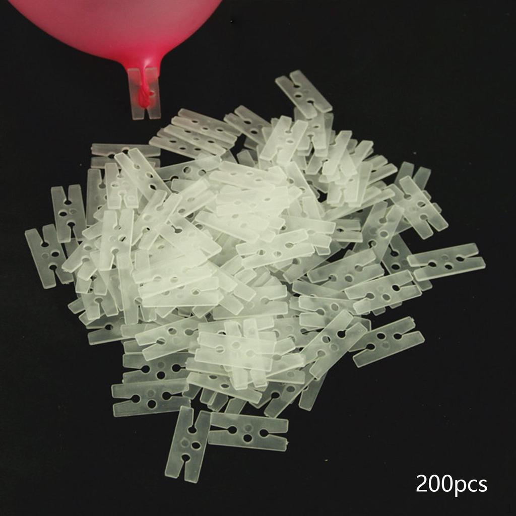 200 зажимов для воздушных шаров, аксессуары для воздушных шаров для украшения свадьбы в канун года