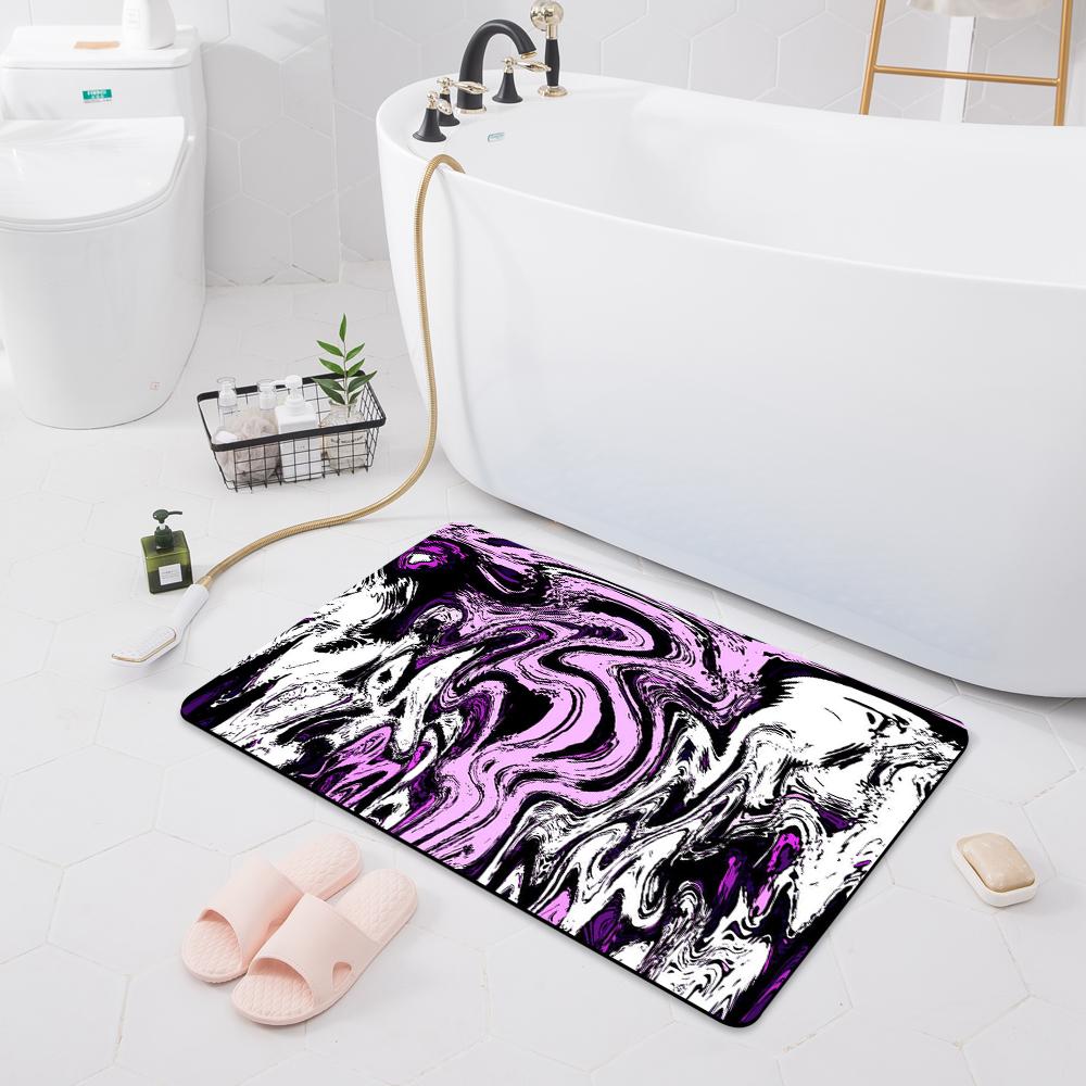 Non-slip Absorbent Mat Entry Door Mat Bathroom Shower Carpet Home Bathroom Bedroom Floor Kitchen Carpet