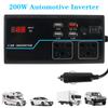 200W Power Adapter Overload Protection 8 Ports Sockets USB/PD/Type-C Chargers Auto Accessories DC 12V/24V To AC 110V/220V Converter Car Inverter