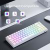 Clavier Gamer Mécanique - TECURS - TKL 65% - RGB Rétroéclairé - Bluetooth/2.4G/Type-C
