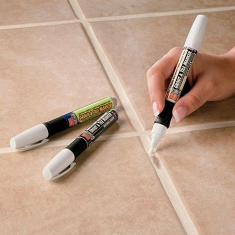 Маркер для затирки плитки, ручка для ремонта, практичная белая настенная плитка, нетоксичные инструменты для ремонта пола