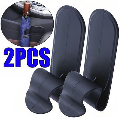 Автомобильный держатель для зонта, крючок, универсальный, для хранения зонта в багажнике, зажим, сильная адгезия, автомобильные аксессуары