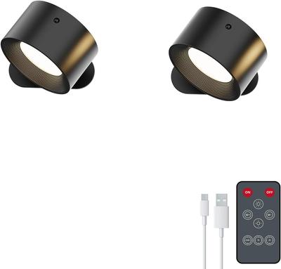 Светодиодный прожектор Feallive (2-Pack) с дистанционным и сенсорным управлением, светильник на кронштейне, атмосферная подсветка, 3 уровня яркости, 3 настройки цветовой температуры, Высокий