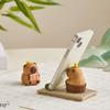 Фигурки животных Капибара Подставка для телефона Украшение Модель капибары Игрушка Декор для офиса