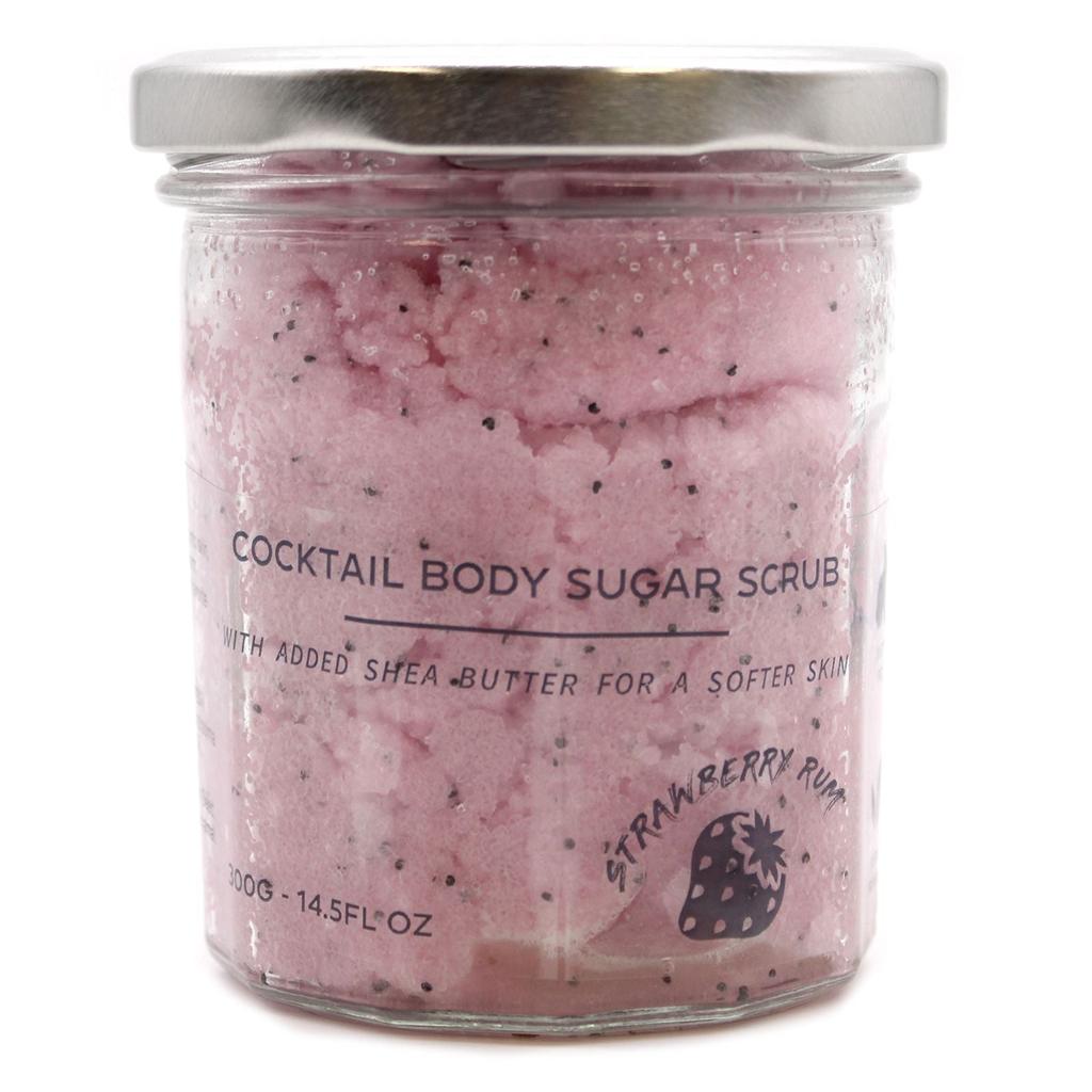 Sugar Body Scrub, Strawberry Rum 300g