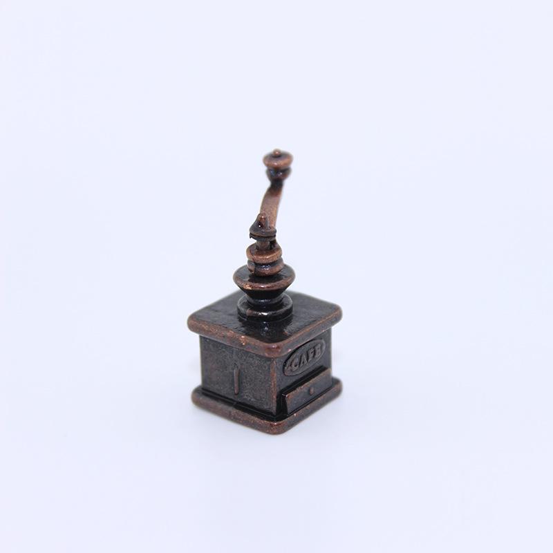 Мини-кофемолка игрушка для кукольного домика - Модель D256 с 52 миниатюрными пищевыми аксессуарами