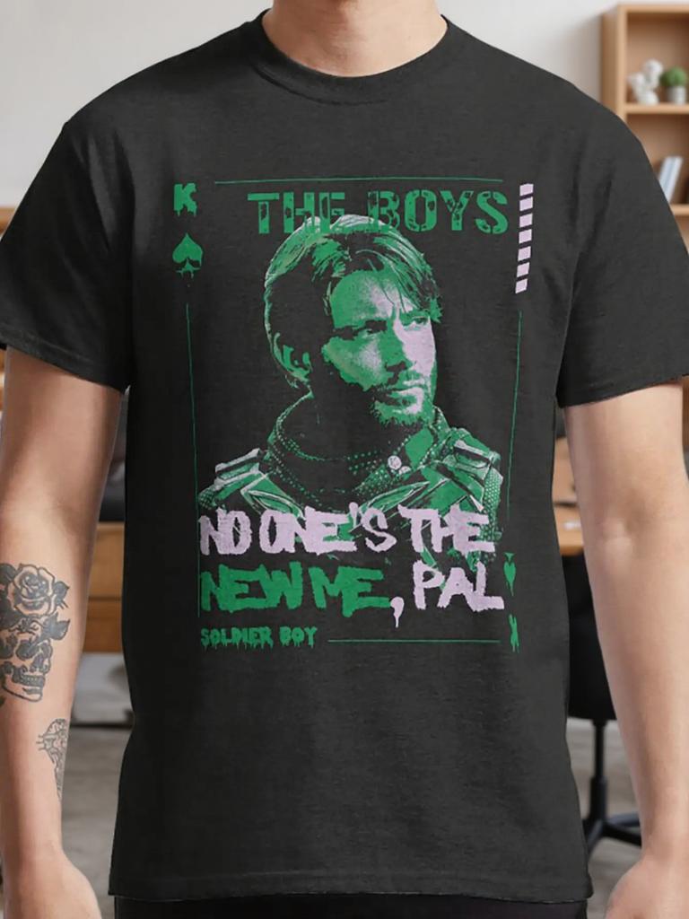 Classic T-Shirt for Soldier Boy Clothing Graphic Short Sleeve Shirt Men Women for Spring and Su