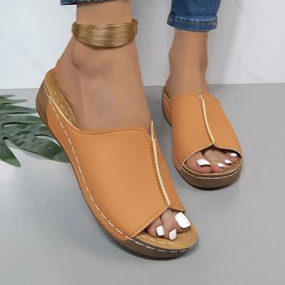 Ортопедические сандалии для женщин, Calzado Casual, cuero vintage, antideslizante, estilo vintage, Calidad, Novedades 2024