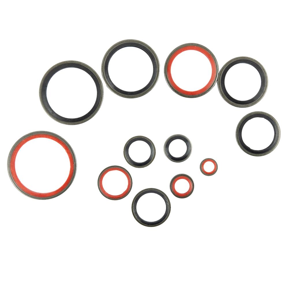 100 шт./ 245 шт. Ассортимент уплотнительных прокладок, резиновая комбинированная прокладка, ремонтная коробка