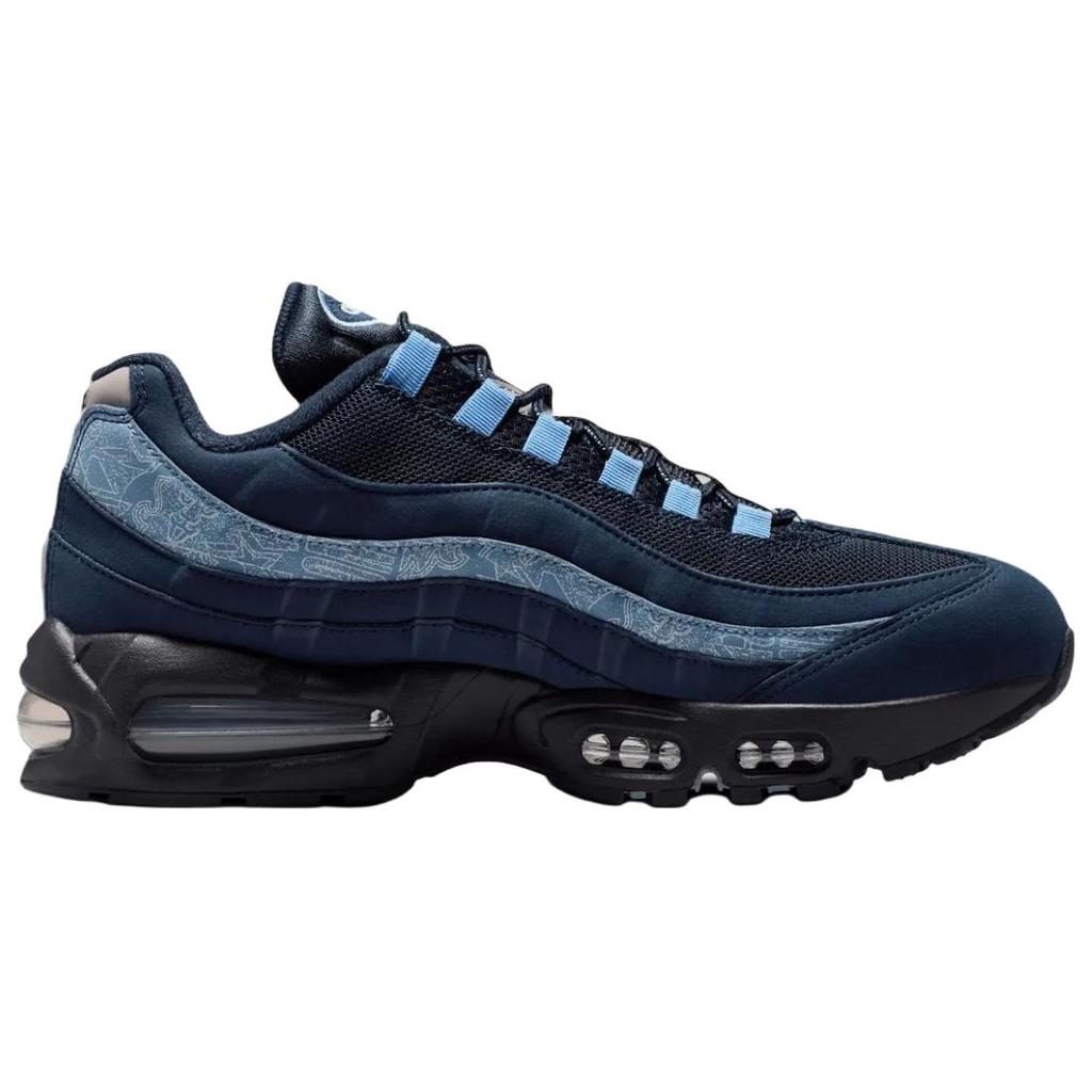 Nike Air Max 95 SE Big Bubble - Work Blue Мужские кроссовки Черный Мультиколор Белый IU2254-900
