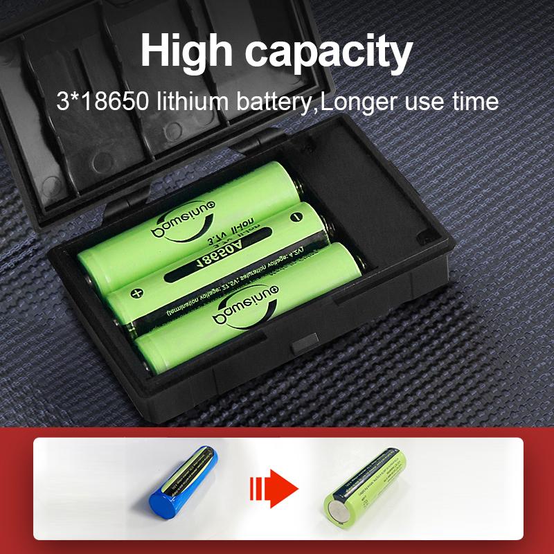 Супер 5000LM Самый мощный налобный фонарь Перезаряжаемый налобный фонарь с зумом для рыбалки