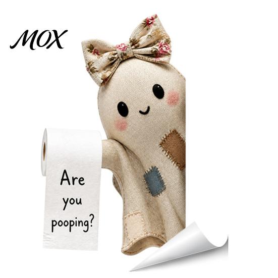 Ghost Pattern Bathroom Decor Halloween Wall Sticker, Cute Witch Cat Toilet Decal, Spooky Skeleton Are You Pooping Sticker for Decorative Slogan