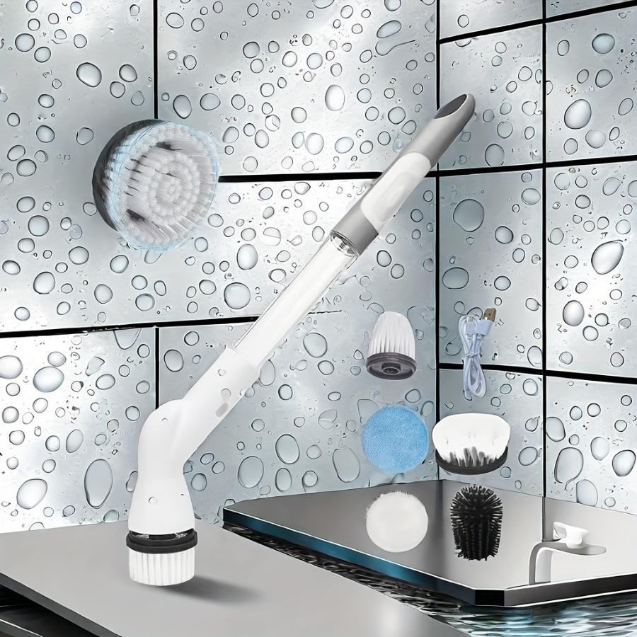 Usb Multifunctional Brush Electric Cleaning Charging Bathroom Wash Brush Kitchen Cleaning Tool Household Cleaning Brush