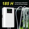 Small Fish Tank Oxygen Pump USB Charging Dual-Purpose Aquarium Air Pump Outdoor Portable Fishing Mute Oxygenator White